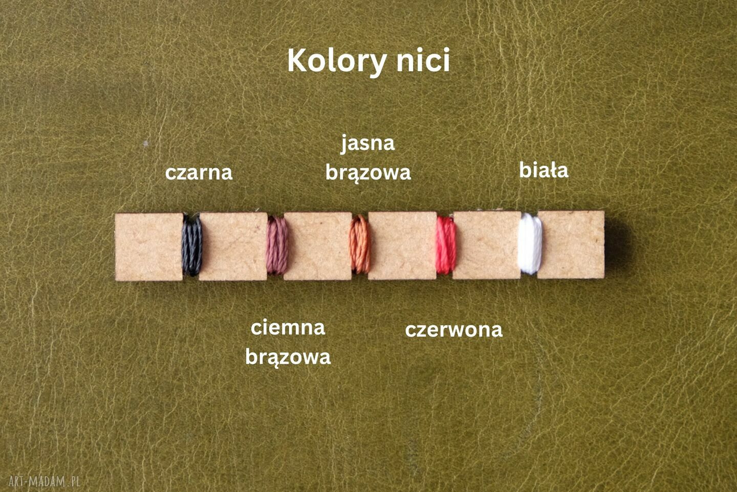 Oliwkowy pasek do Apple Watch z włoskiej skóry Ponte