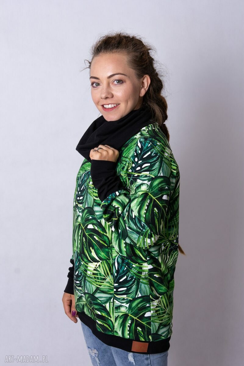 Bluza damska Liście monstery