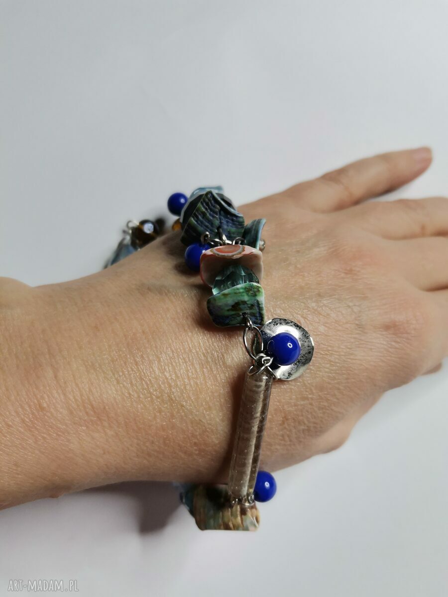 Kolorowa bransoletka boho folk - uniwersalna box Ruda Klara