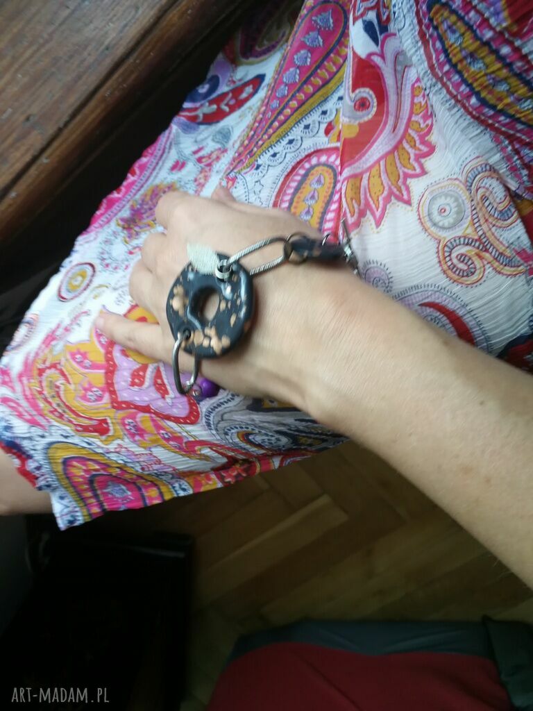 Kolorowa bransoletka boho etno - ręcznie robiona dla Ciebie
