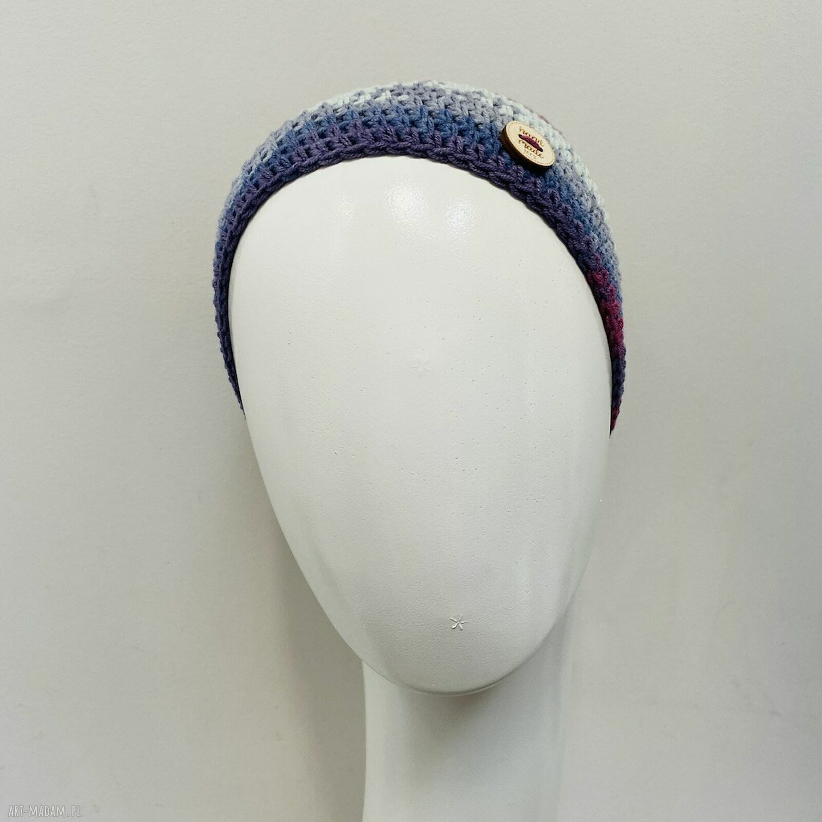 Kolorowa czapka całoroczna i przejściowa - cienka czapka handmade S/M (OEKO-TEX)