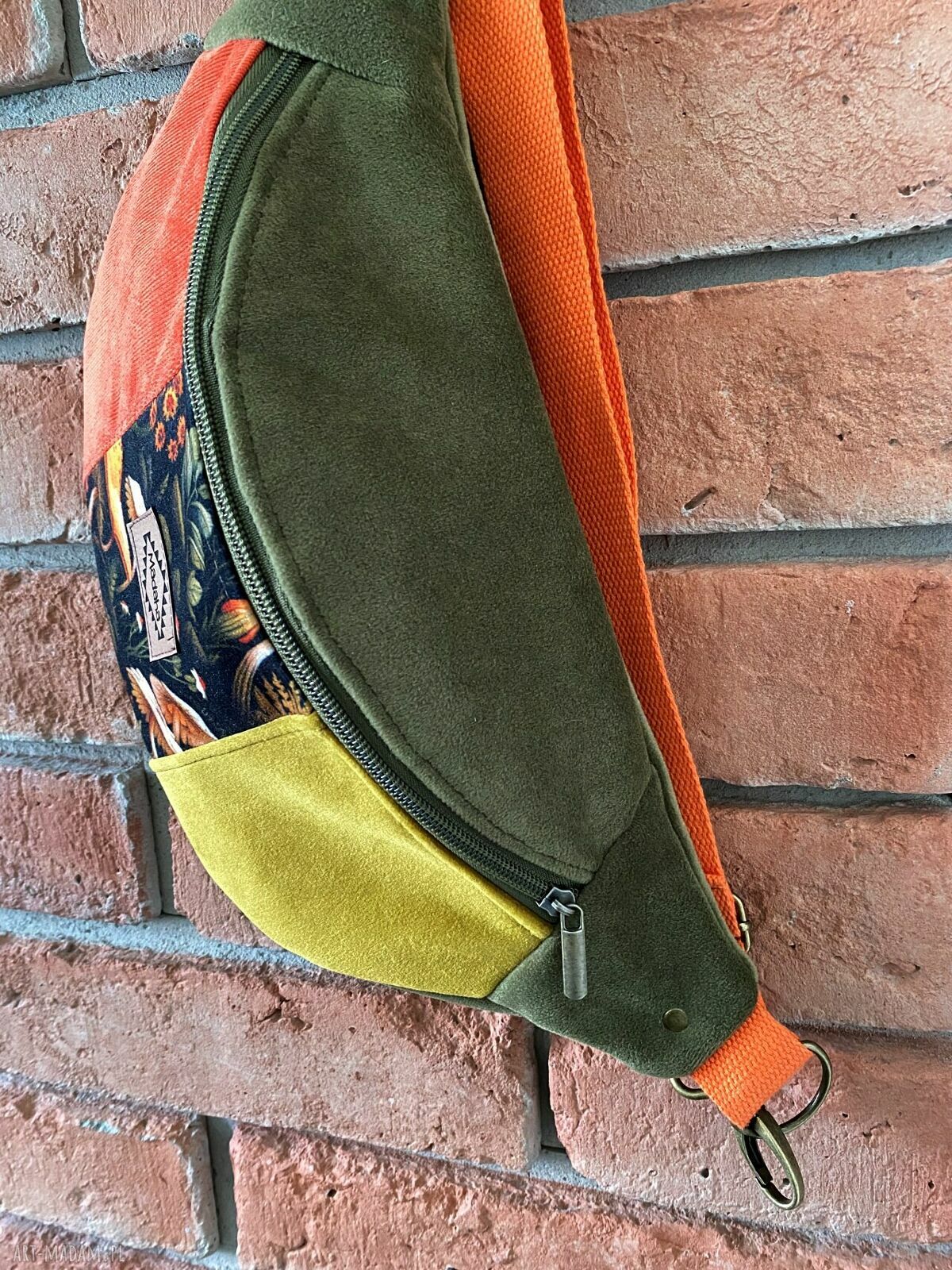 Kolorowa nerka patchwork - saszetka Madaha
