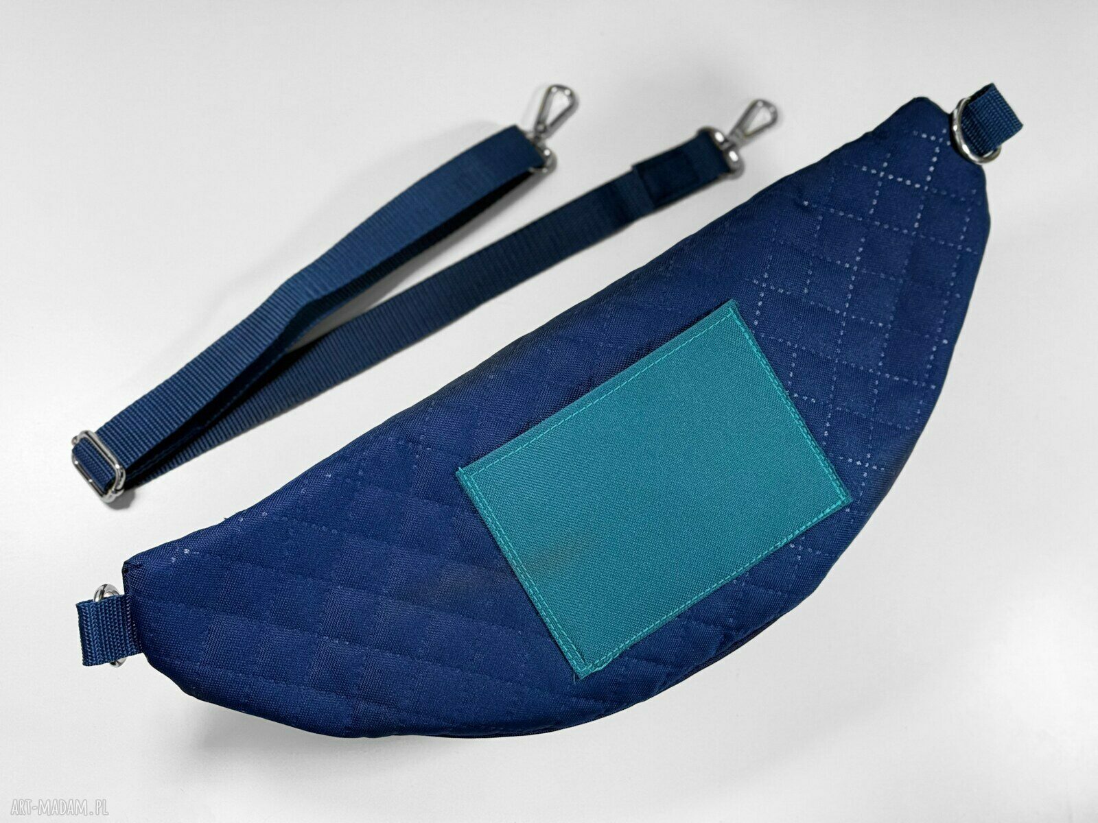 Kolorowa nerka z mandalą - boho torebka na pas 47 x 20 cm