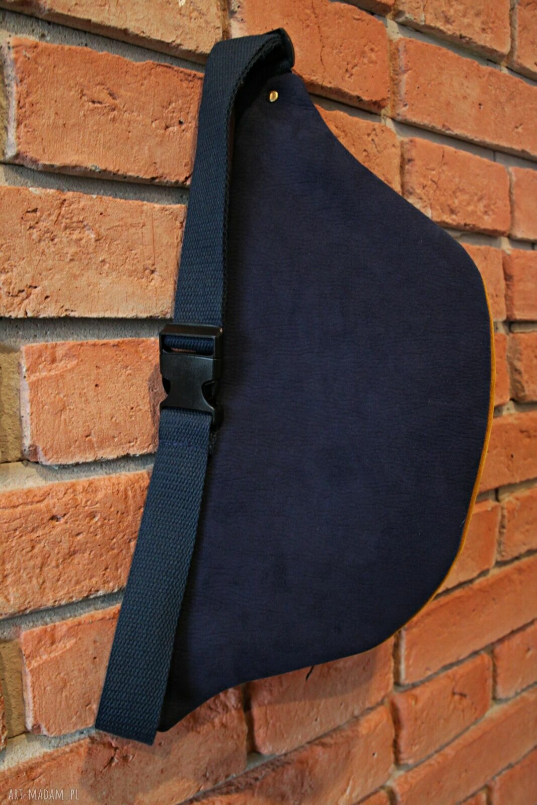 Kolorowa nerka patchworkowa - saszetka handmade z tkaniny tapicerskiej