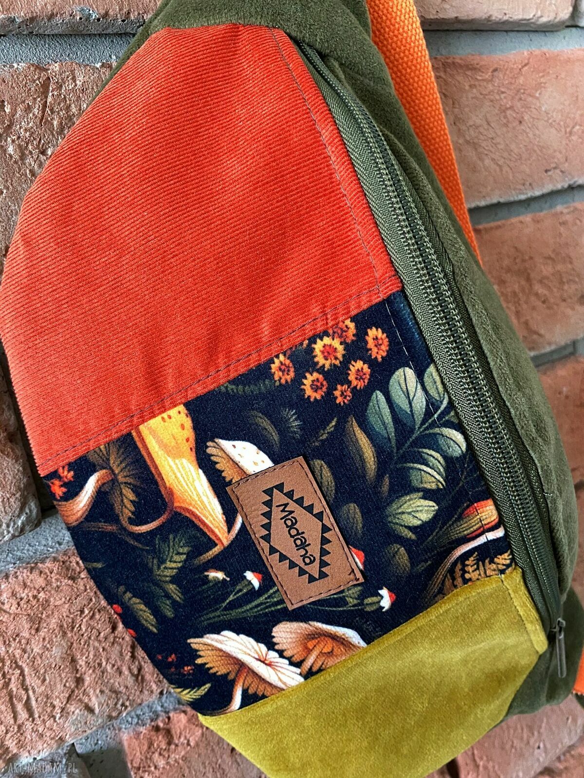 Kolorowa nerka patchwork - saszetka Madaha