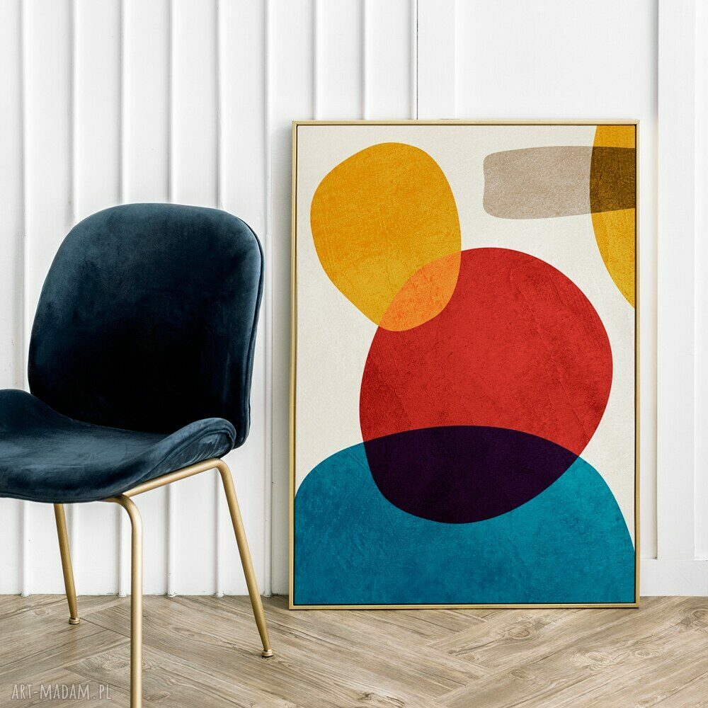 Plakat Kolorowa abstrakcja - format 30x40 cm