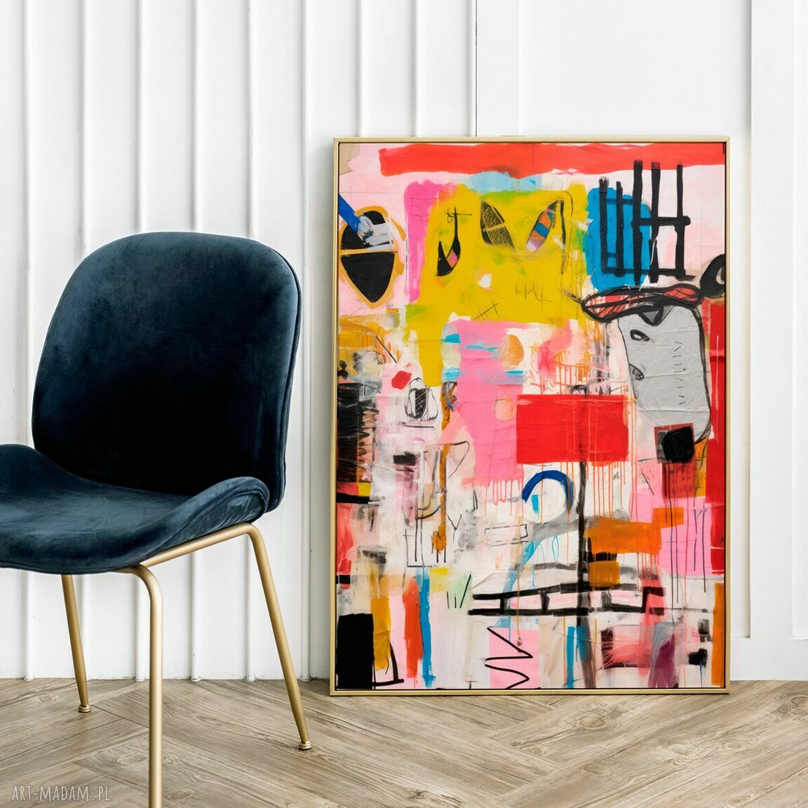 Plakat kolorowa abstrakcja 40x50 cm
