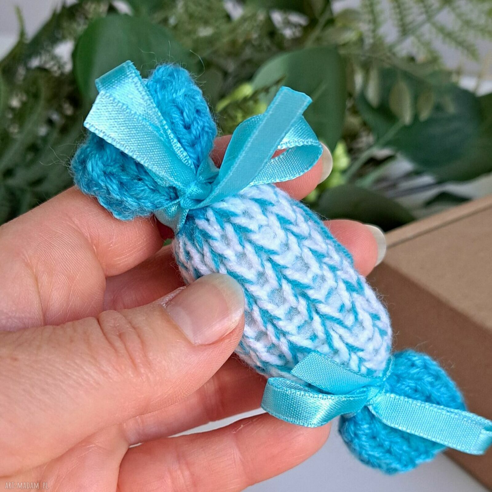 Kolorowe cukierki na choinkę - zestaw 6 szt.