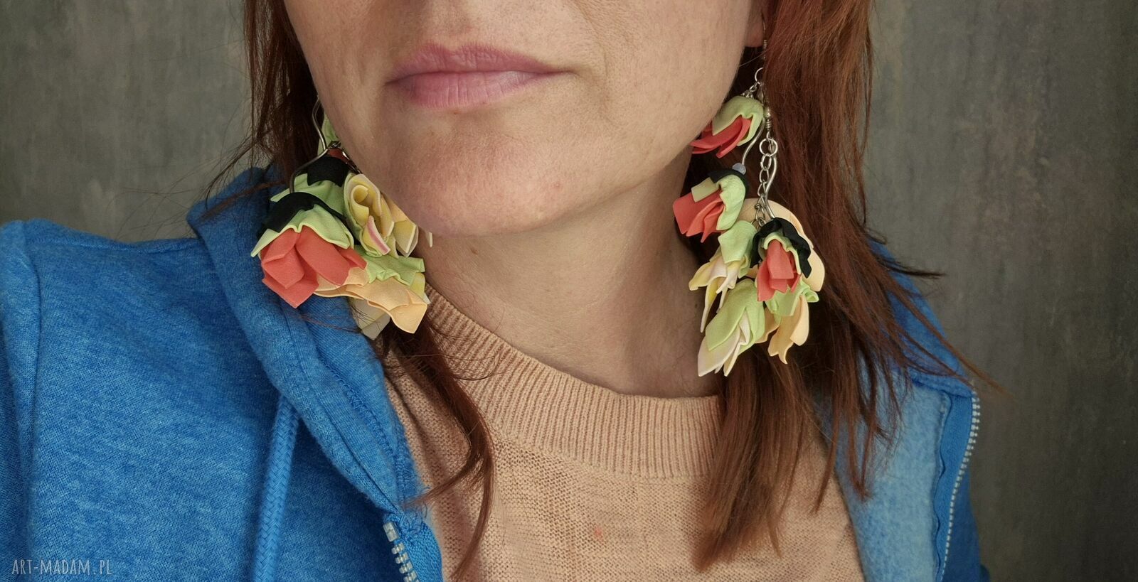 Ręcznie robione kolczyki handmade