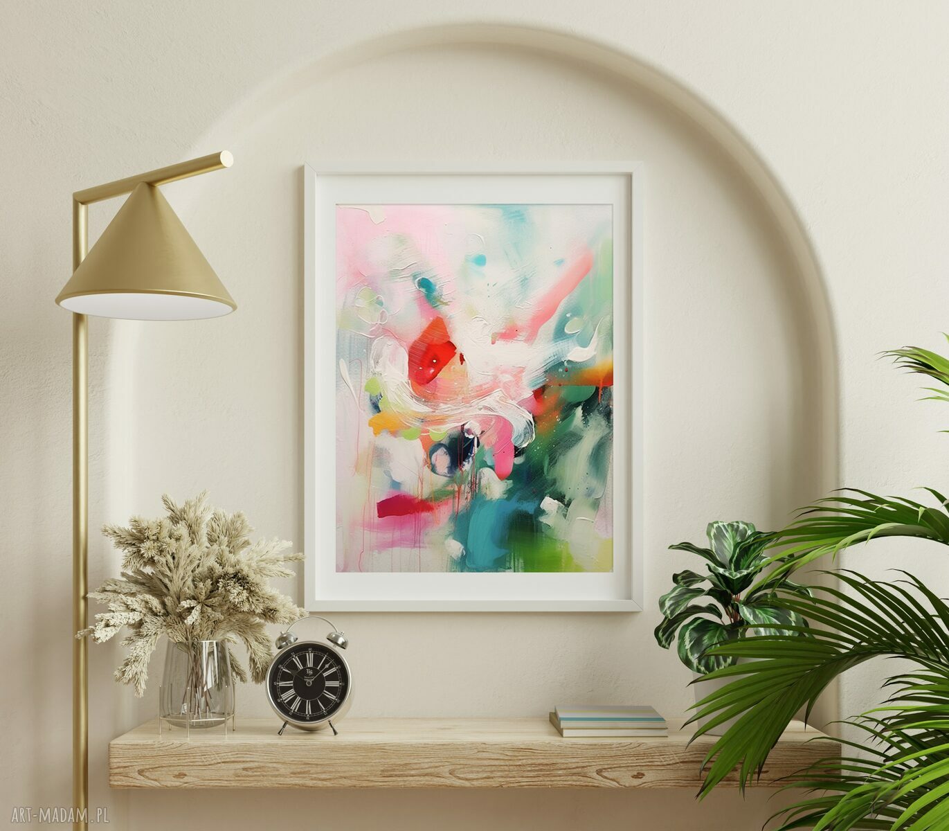 Kolorowy plakat abstrakcyjny 30x40 cm - wydruk artystyczny giclée
