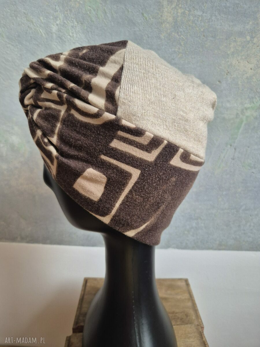 Turban damski kolorowy - ciepły orient w stylu folk