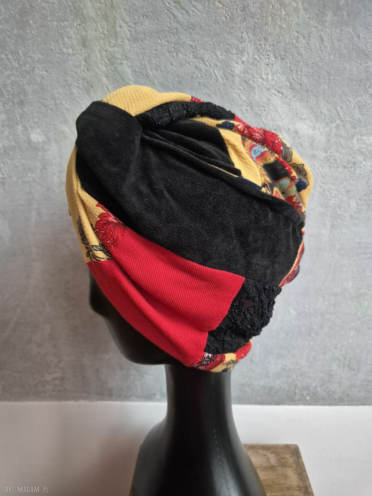 Turban kolorowy etno-orient milutki, rozmiar uniwersalny