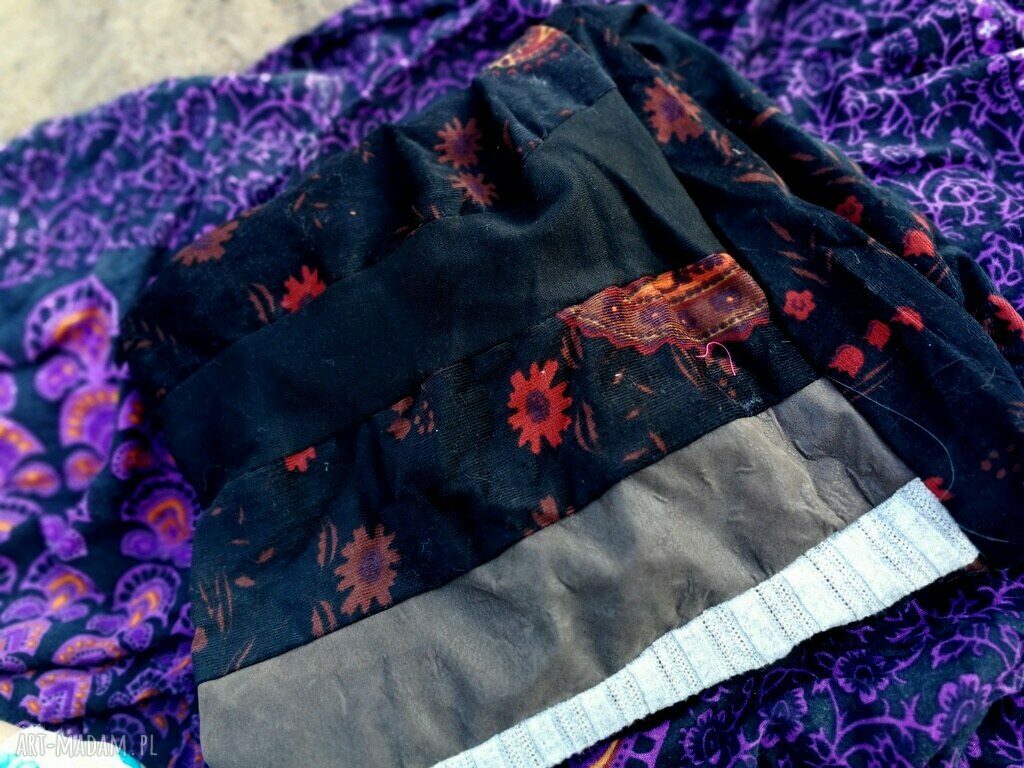 Komin damski szyty patchworkowo handmade