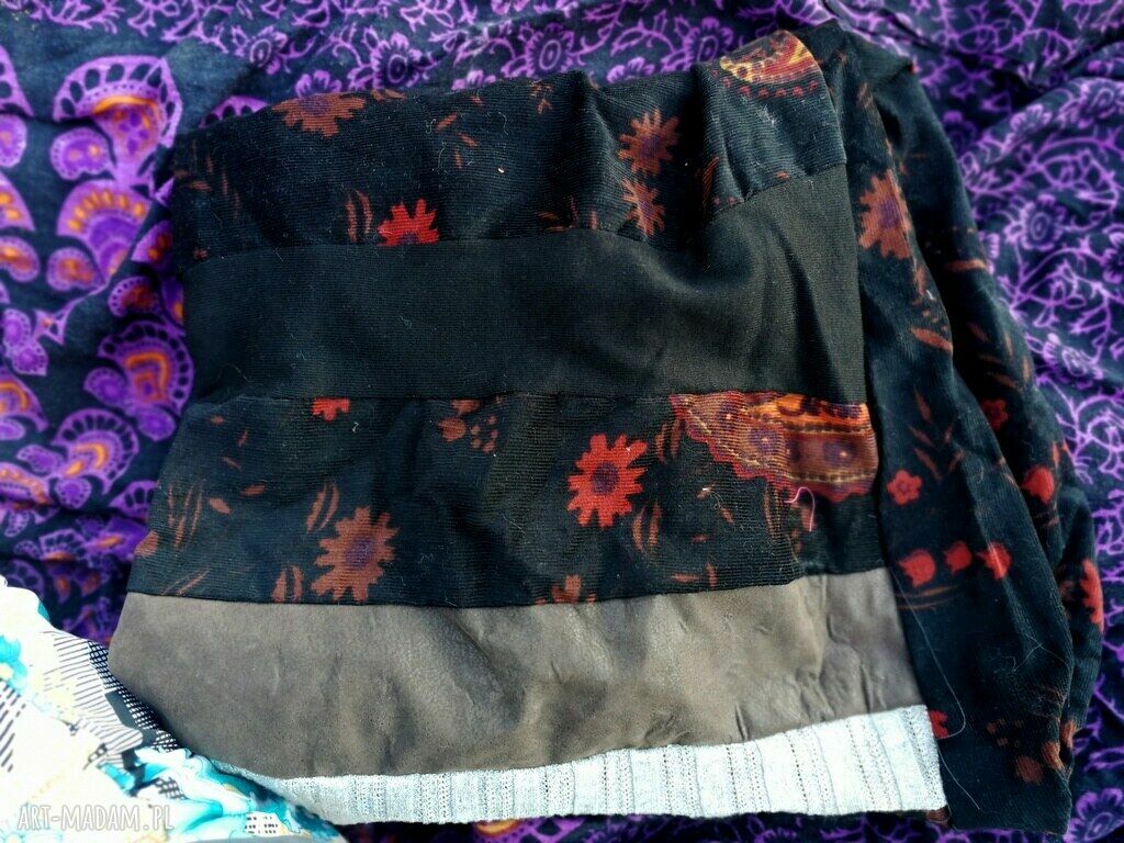 Komin damski szyty patchworkowo handmade