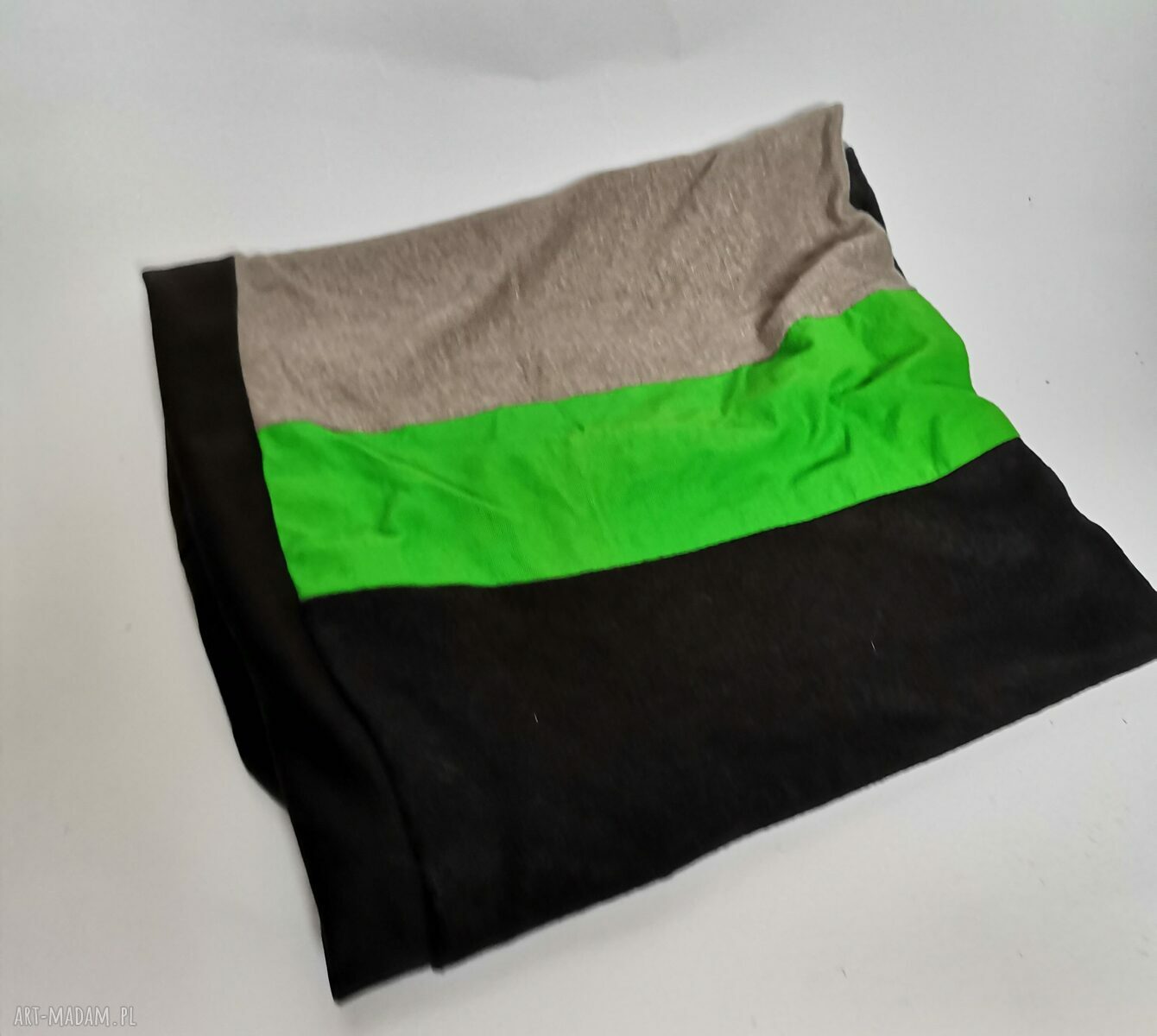 Komin patchworkowy boho unisex - box d1 - blisko szyi, handmade