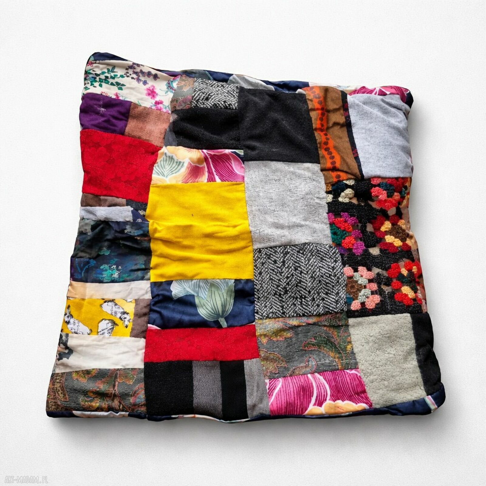 Kolorowy komin damski handmade - rozmiar uniwersalny