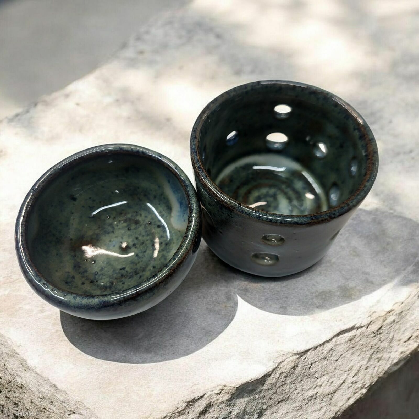 Kominek na wosk - ceramiczny kominek zapachowy do aromaterapii (Art by Leika)