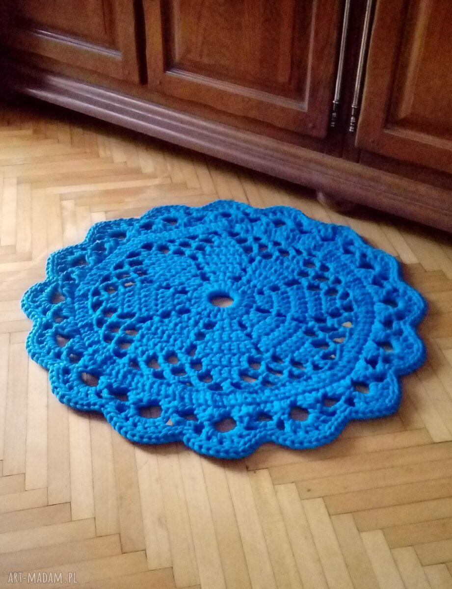 Komplet 2 dywanów Dace - okrągłe dywaniki ze sznurka bawełnianego (60 i 80 cm)