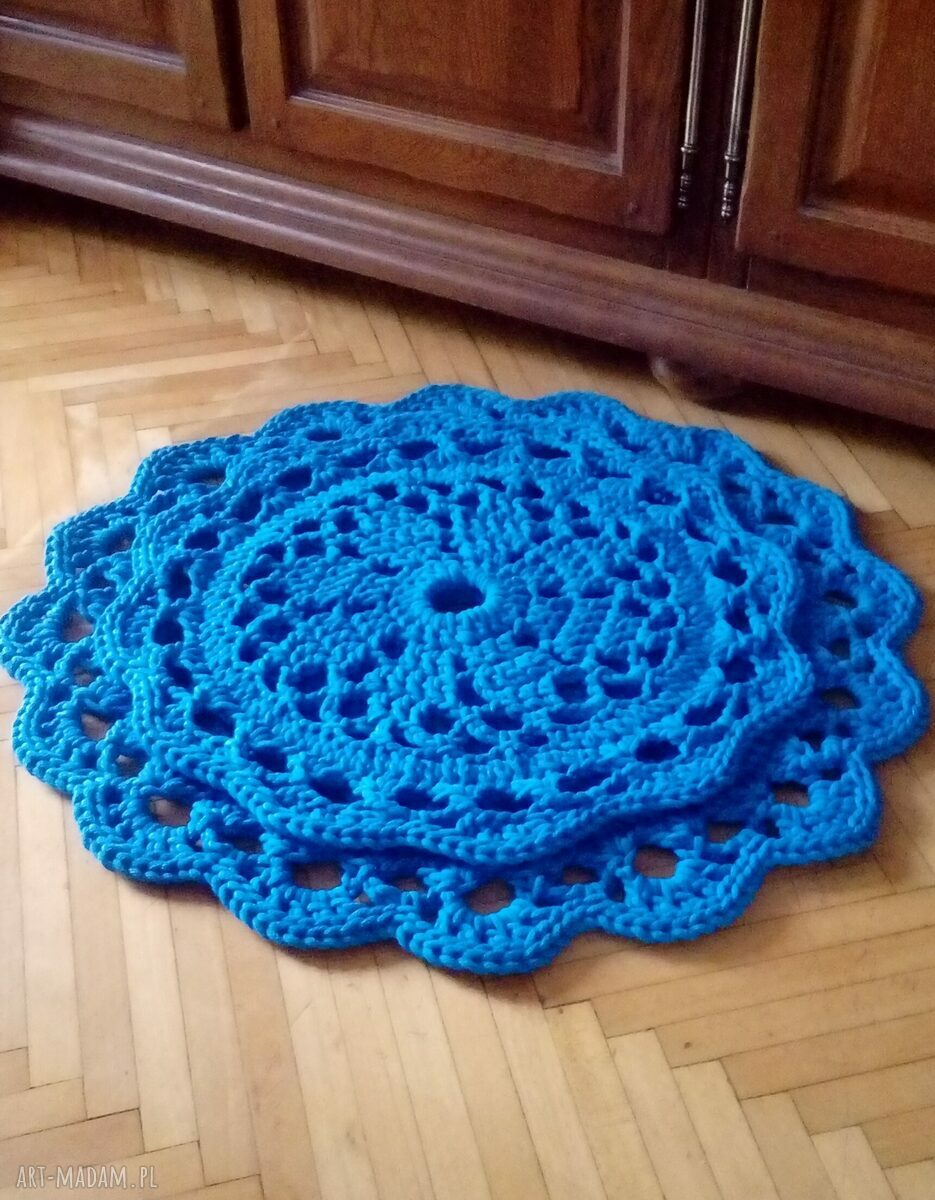 Komplet 2 dywanów Dace - okrągłe dywaniki ze sznurka bawełnianego (60 i 80 cm)