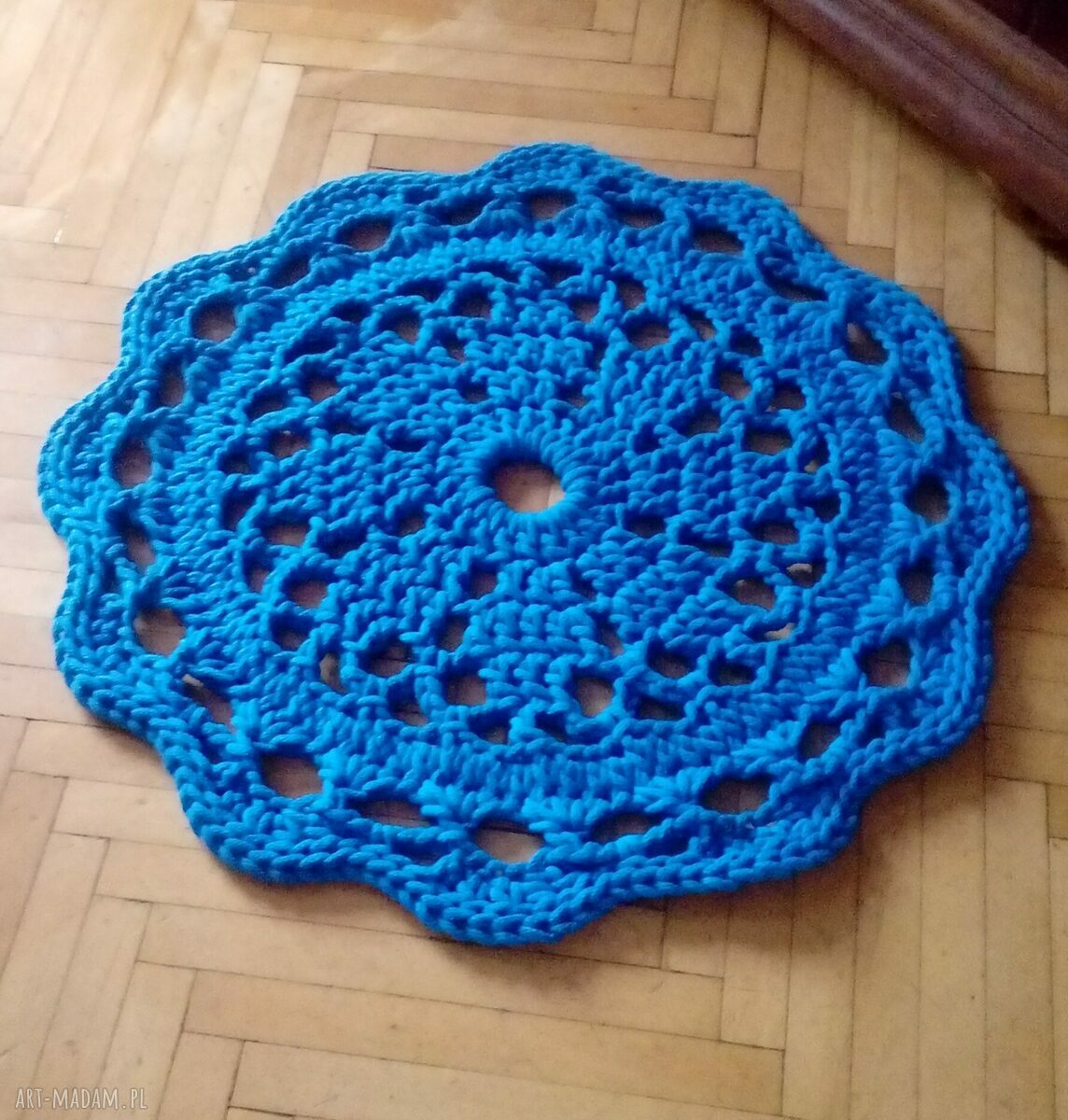 Komplet 2 dywanów Dace - okrągłe dywaniki ze sznurka bawełnianego (60 i 80 cm)