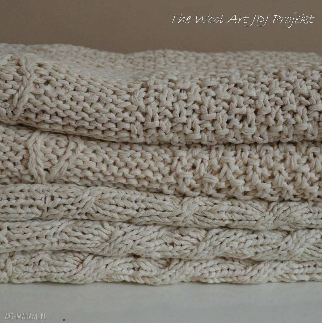 dom: Komplet 2 pledy, 3 poszewki ZAMÓWIENIE P. AGATA ręcznie zrobione