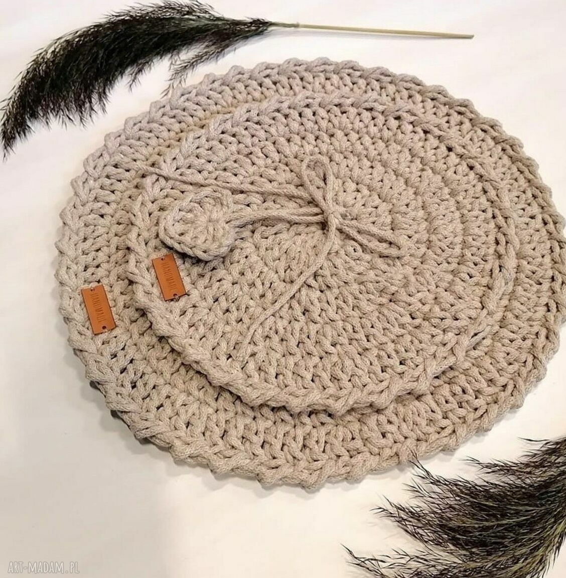 podkładki: komplet 2 podkładki hand made