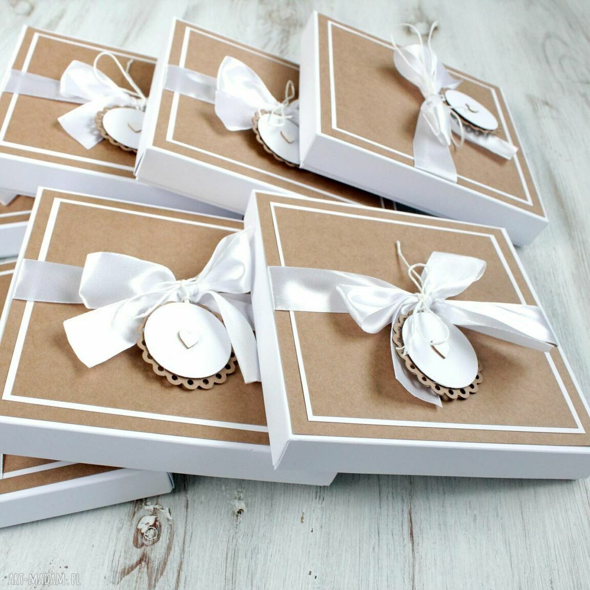 zaproszenie: Komplet 2 zaproszeń na Komunię dla Rodziców Chrzestnych hand made