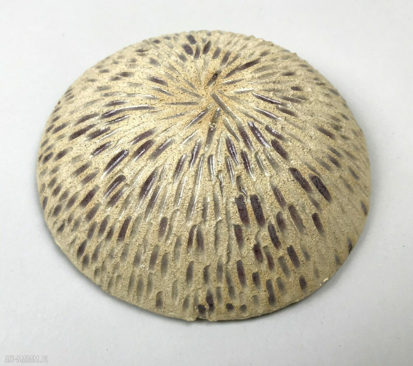 Komplet 3 misek „Jeżowce” - ceramika artystyczna handmade