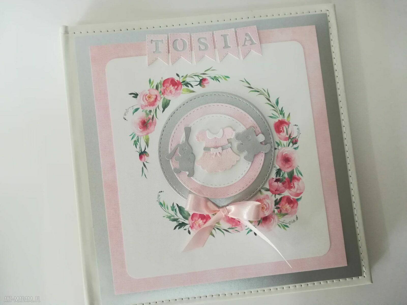Komplet - Album, metryczka i ramka. Prezent na narodziny, urodziny dziecka