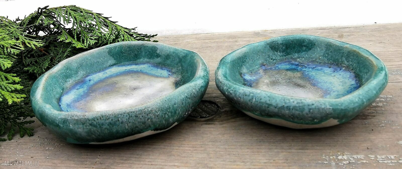 Komplet ceramicznych miseczek Shiraja (c420) - kamionka handmade do dipów i małych przekąsek