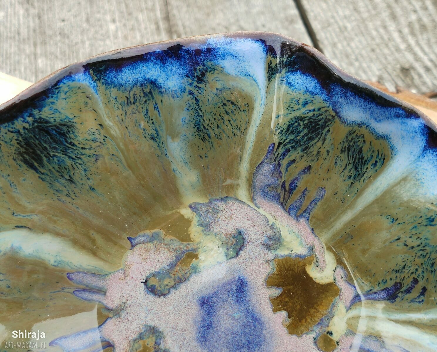 Komplet ceramicznych misek c660 z motywem ważek