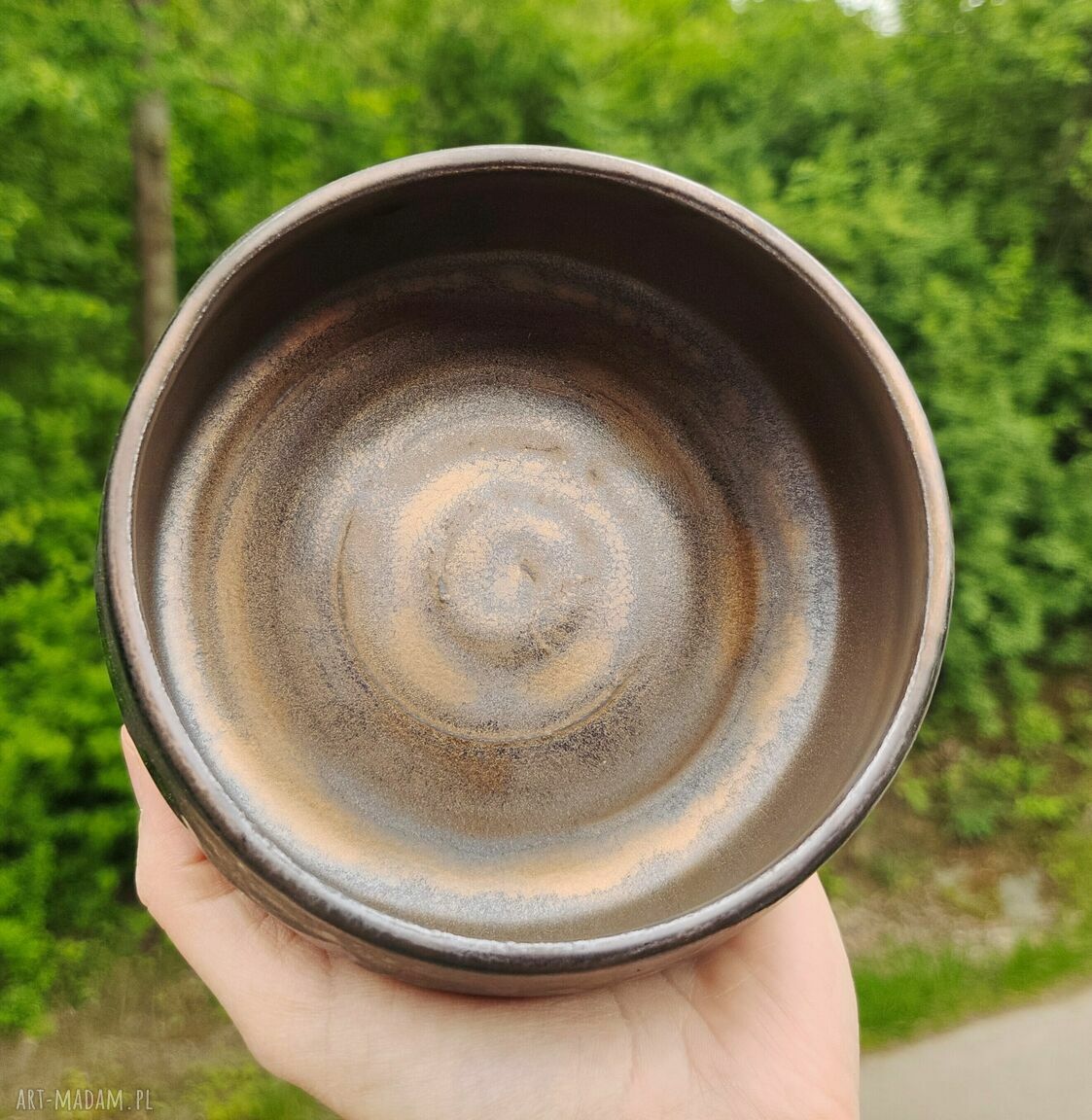 Komplet ceramicznych misek (c491) - ręcznie toczona kamionka na prezent