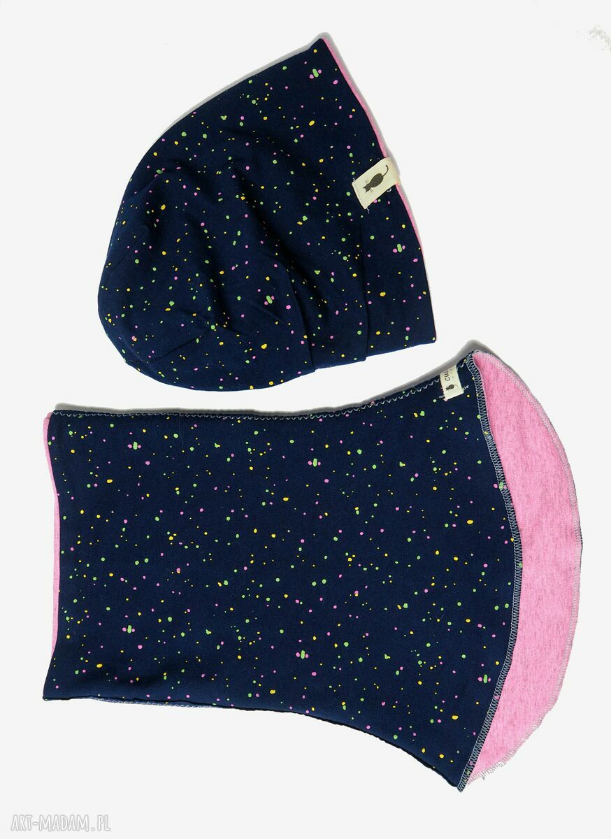 KOMPLET czapka & komin KOSMOS