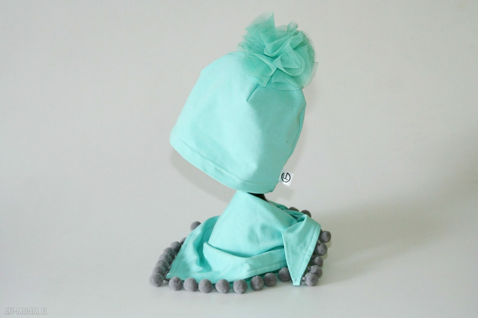 Komplet czapka i chusta - Mint&Tulle