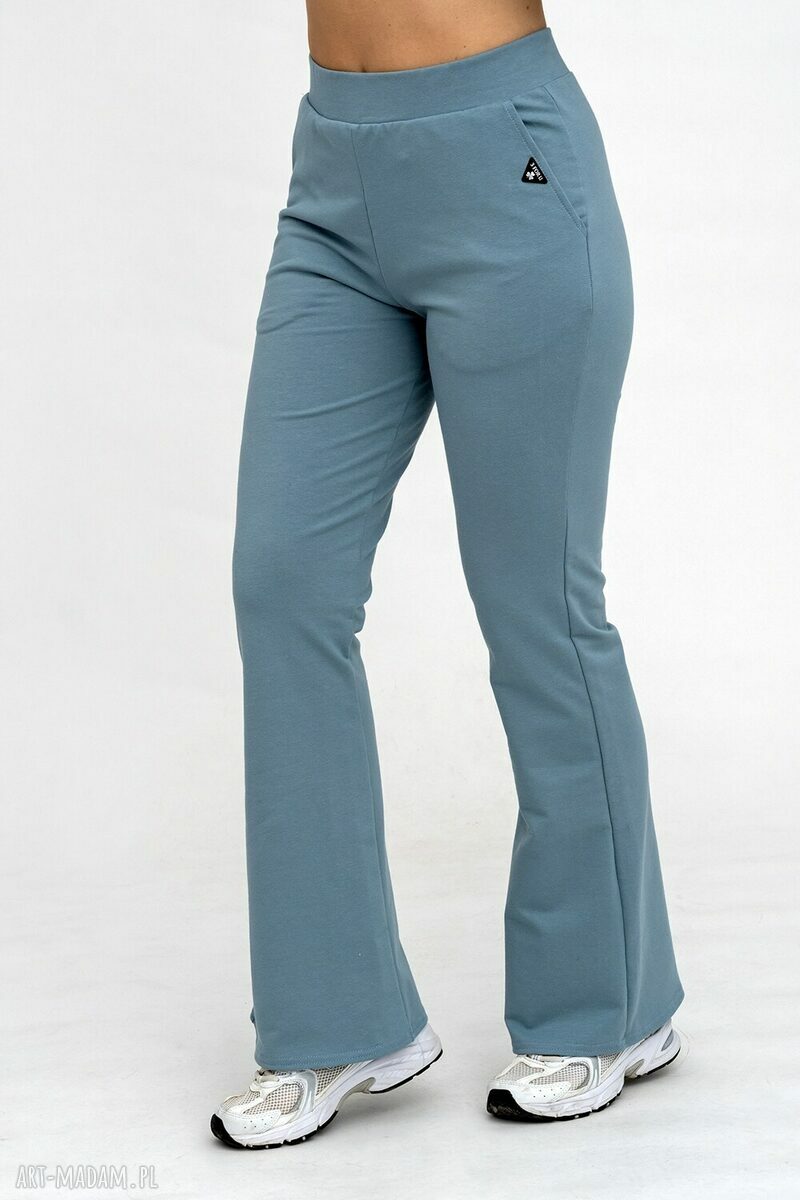Komplet damski „Comfort” niebieski - bawełniany dres oversize