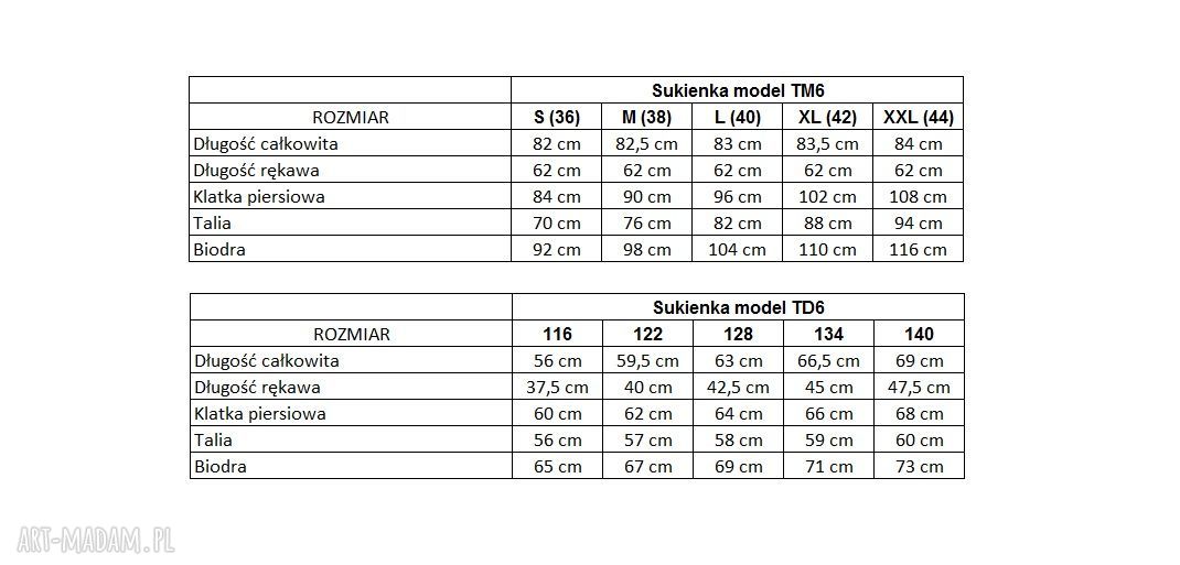 Komplet dla mamy i córki - sukienka dresowa z kominem