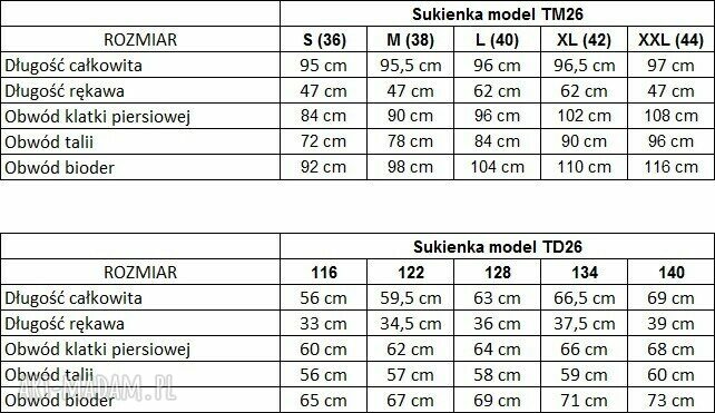 Komplet dla mamy i córki - sukienka z falbanką przy rękawie, model 26, koralowa