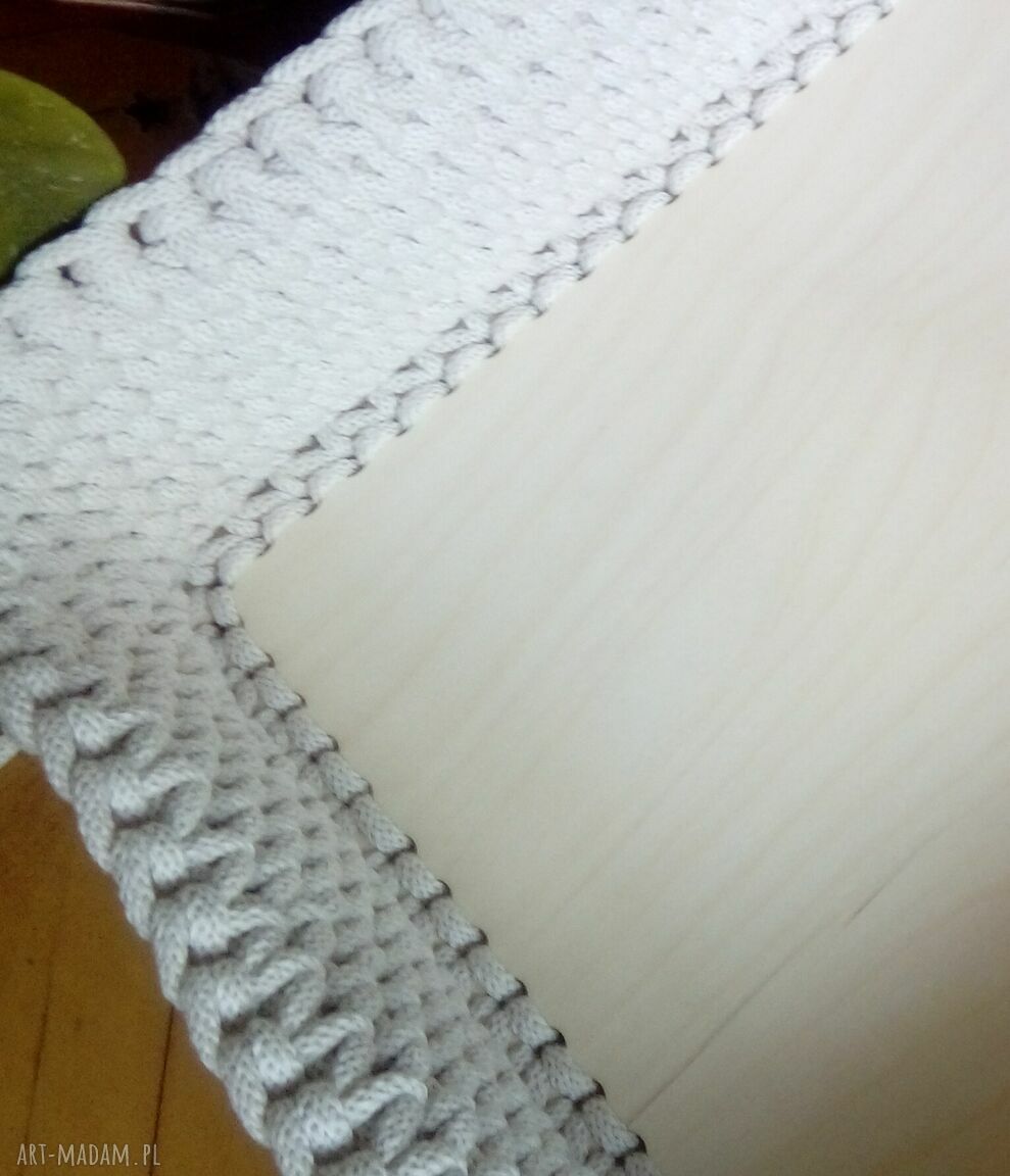 Komplet 3 dużych koszy handmade z beżowego sznurka - rękodzieło Arte Dania