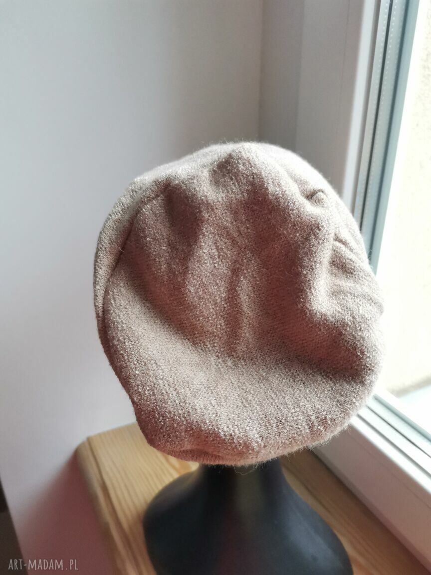 Kolorowy komplet etno boho - komin i czapka z frędzlami