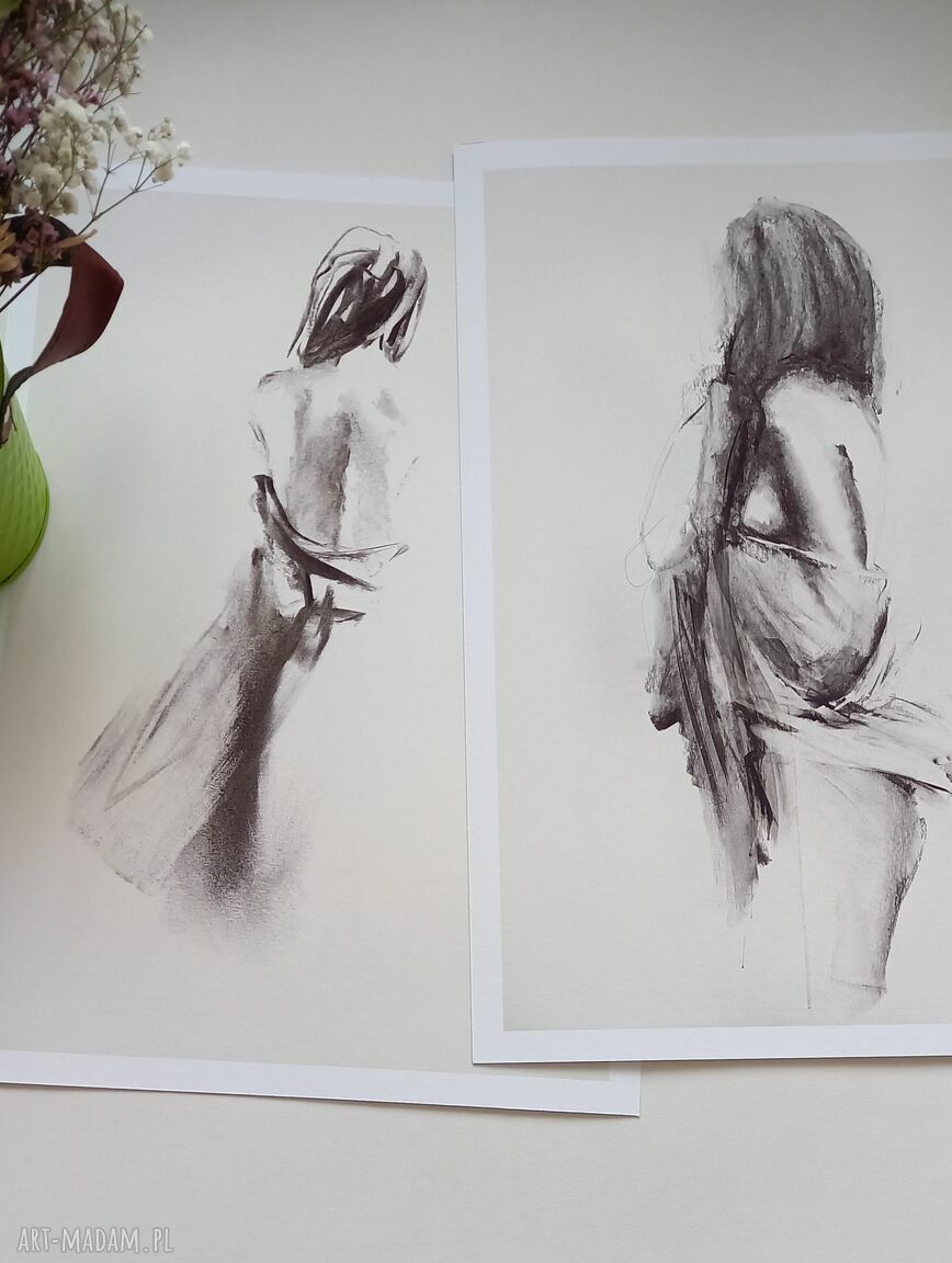 Komplet grafik Louka do sypialni - inkografia Giclee A3