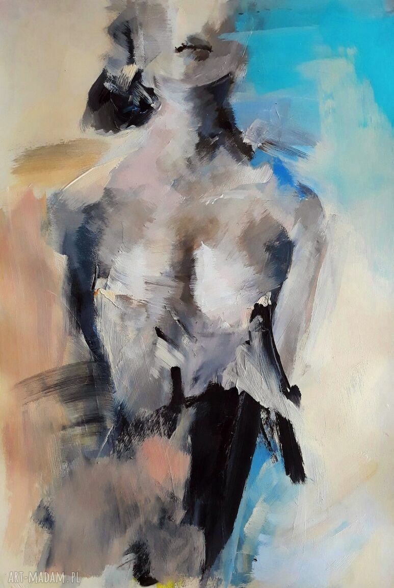 Komplet dwóch grafik Giclee 39x57 cm - zmysłowy obraz do salonu i sypialni