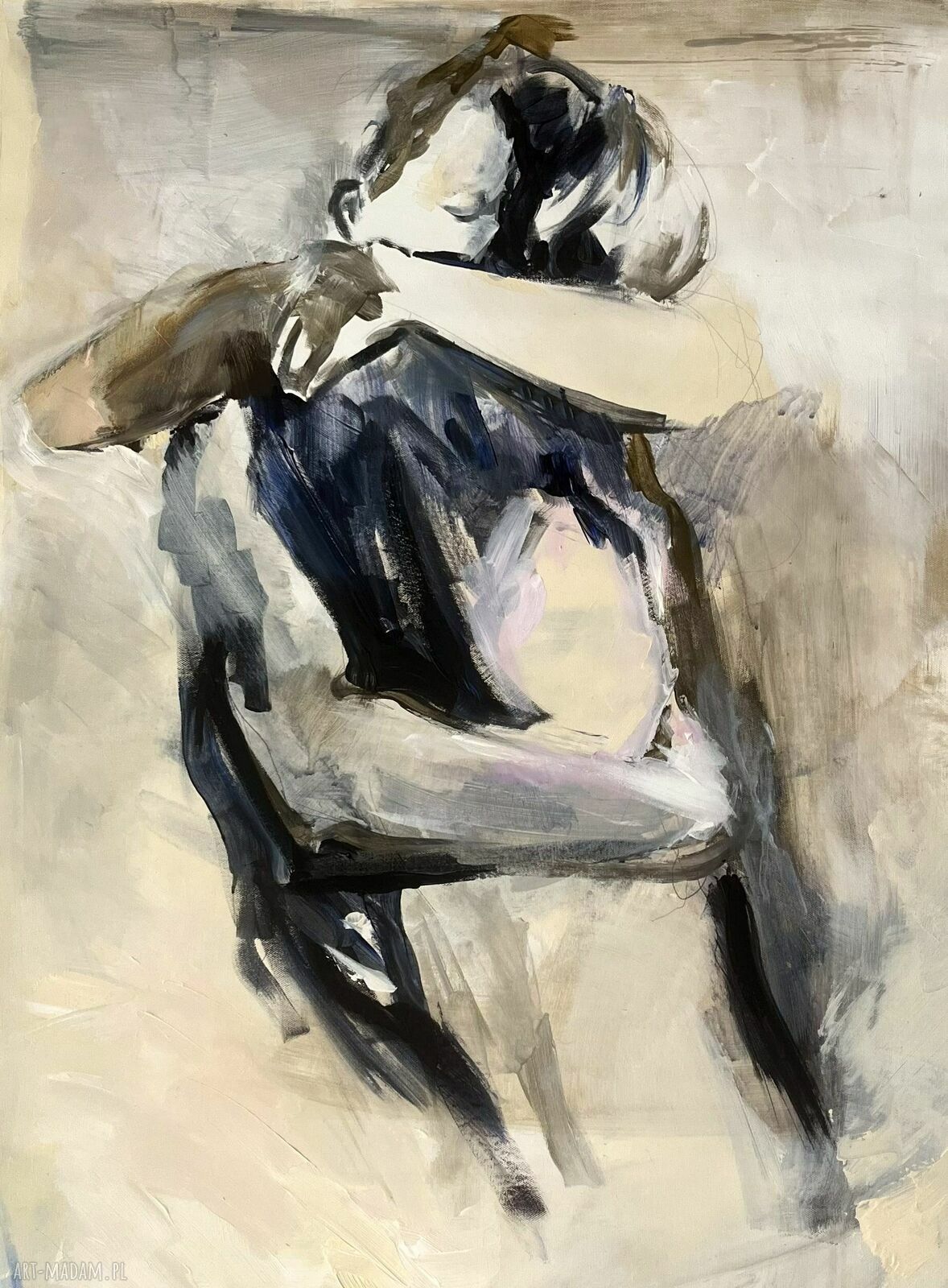 Komplet dwóch inkografii na płótnie 50x70 cm
