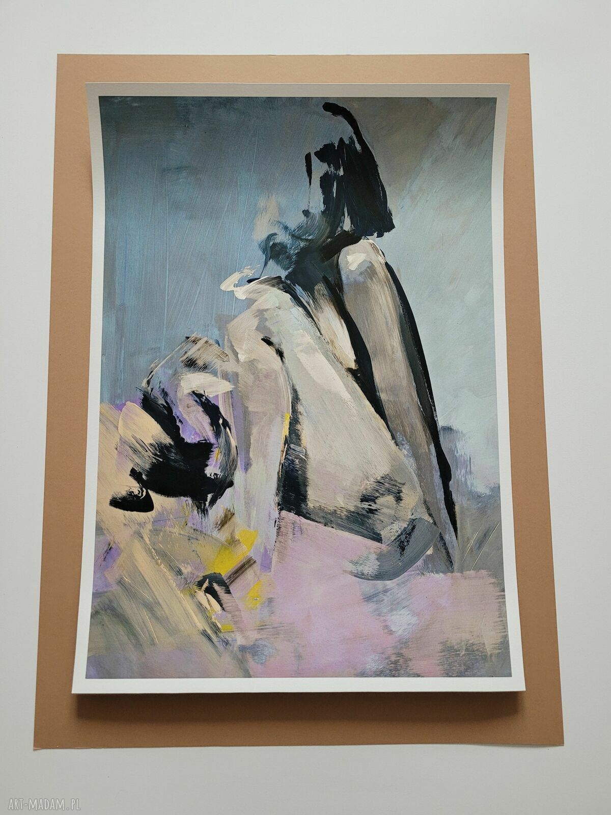 Komplet inkografii 70x50 Kobieta - duży obraz 50x70 cm