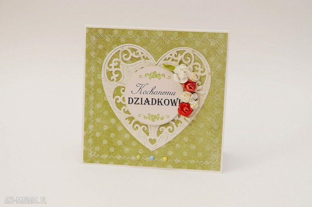 Komplet kartek na Dzień Babci i Dziadka - ręcznie robiony scrapbooking