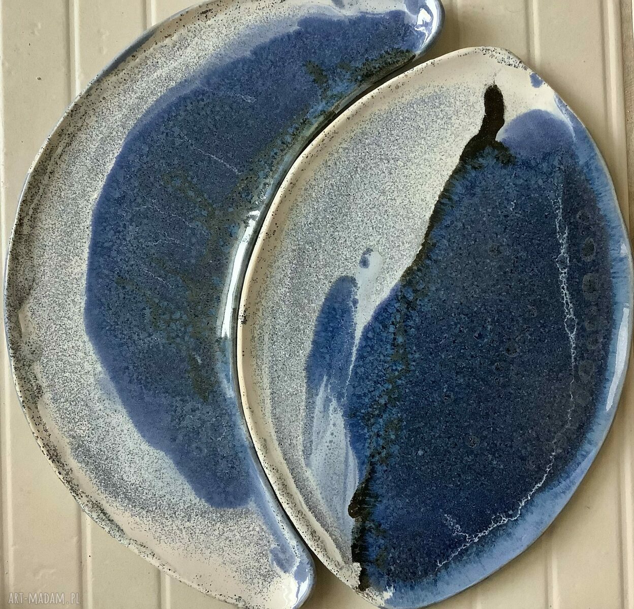 Komplet 'Luna 7' - patera ceramiczna (2 części)