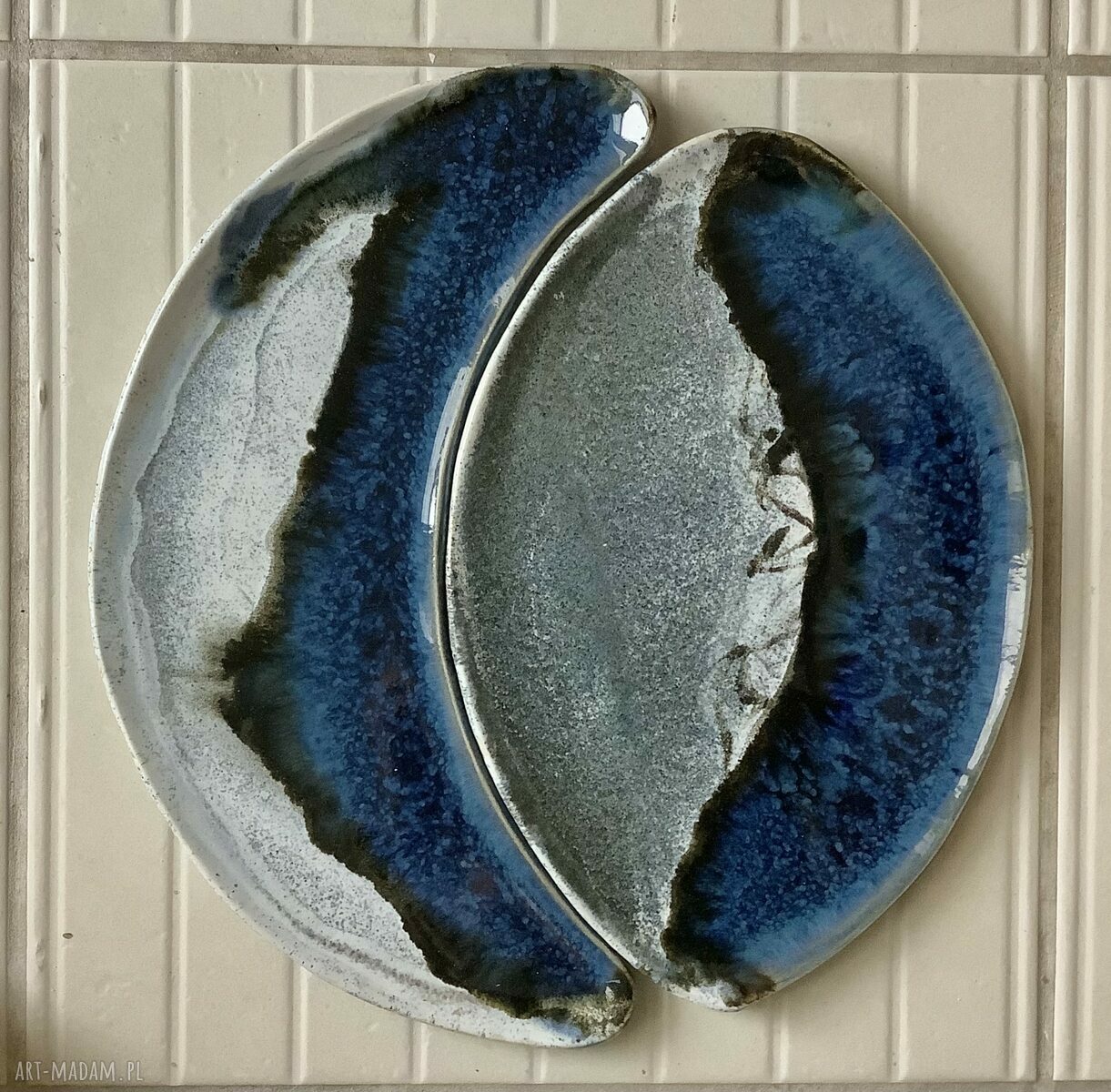 Komplet „Luna4” - ceramiczne talerze księżycowe, które robią klimat przy stole