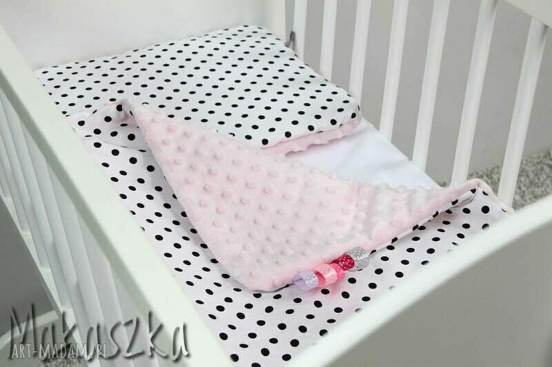 Komplet Minky Kocyk 50x70 Poduszka 25x30 Handmade