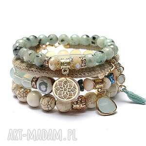 mint and ivory vol 3 02-09-20 set - beżowe bransoletki