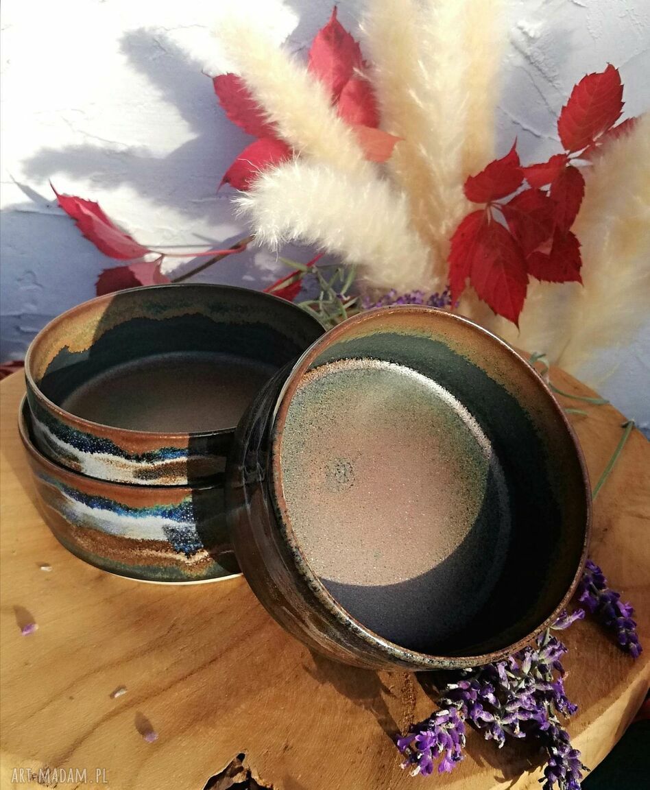 Komplet miseczek Gaia - ceramiczna wariacja (zestaw 3 szt.)