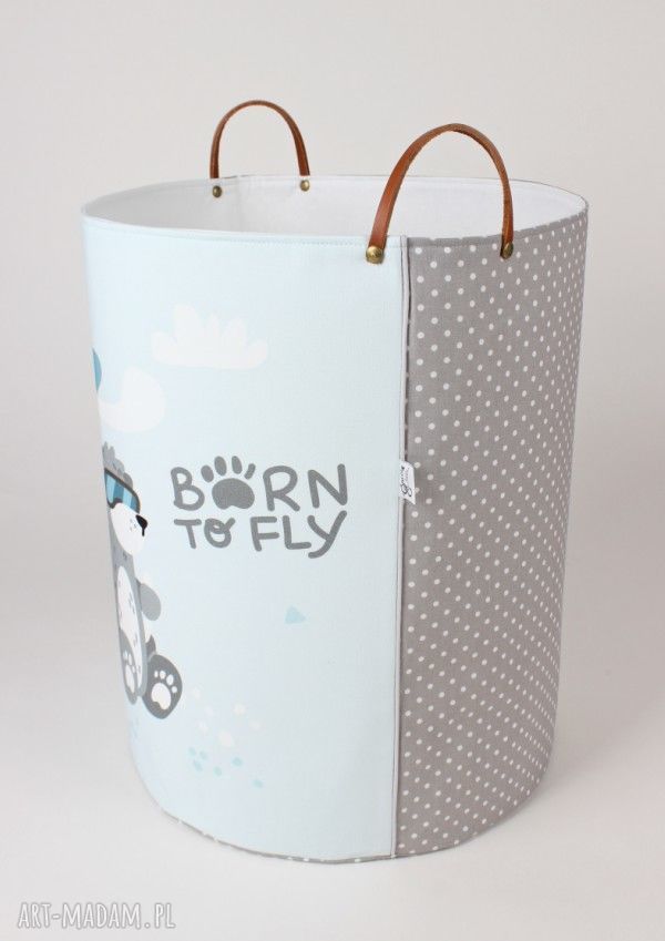 Komplet pojemników na zabawki Born to Fly z 100% wełny - porządek, który dziecko lubi